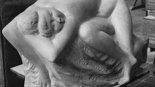 Figura dormiente, 1951, terracotta, A Greco, Roma