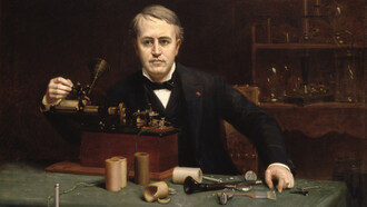 Abraham Archibald Anderson; Retrato de Thomas Alva Edison, 1890, National Portrait Gallery, Washington