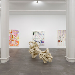 Various artists, Aligned, exhibition view. Courtesy of Nino Mier Gallery