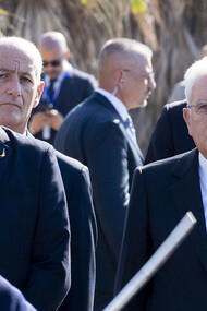 Il Ministro degli Interni Matteo Salvini e il Presidente della Repubblica Sergio Mattarella