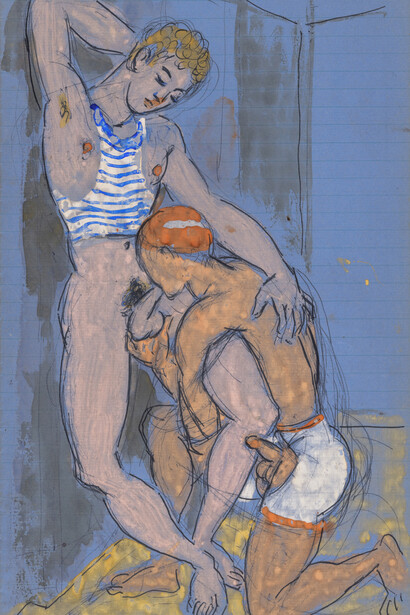 Duncan Grant, Untitled, c. 1946-1959. Courtesy of Stephen Friedman Gallery 