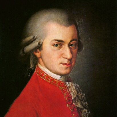 Das wohl berühmteste Mozart-Porträt, in Anlehnung an das Familiengemälde von 1780/81 postum gemalt von Barbara Krafft im Jahr 1819 