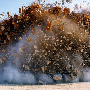 Naoya Hatakeyama. Blast #15 from a series of 17 chromogenic prints. 8 in. x 10 in (20.32 cm x 25.4 cm). San Francisco Museum of Modern Art, promised gift of Kurenboh © Naoya Hatakeyama, courtesy Taka Ishii Gallery
