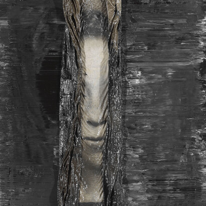 Nicola Samorì, Raduna, 2013, oil on wood, 30 x 40 cm