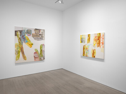 Pia Fries, Pontes and arbores, exhibition view. Courtesy of Miles McEnery Gallery