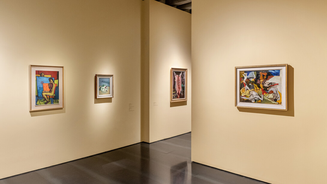 Retroscena, Storie di resistenza e dissidenza nella Collezione Della Ragione, vista della mostra. Per gentile concessione della Fondazione MUS.E