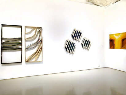 Damero, vista de exhibición. Cortesía de la Galería Nora Fisch