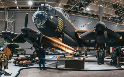 The Second World War, exhibition view. Courtesy of Ingenium. The Canada Aviation and Space Museum