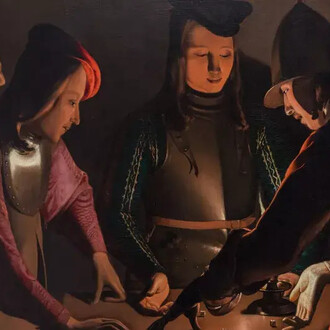 Georges de La Tour, Les joueurs de dés, vers 1650-1651. Courtesy of Musée Jacquemart-André