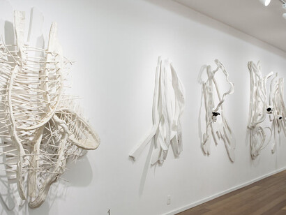 Frans Krajcberg, Exhibition view. Courtesy of Galeria Frente