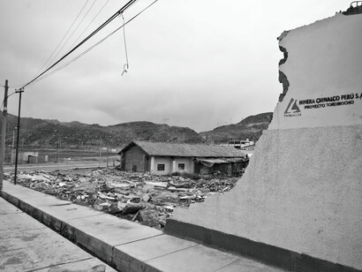 A building in Morococha, Peru. Photographer, Santiago Barco Luna