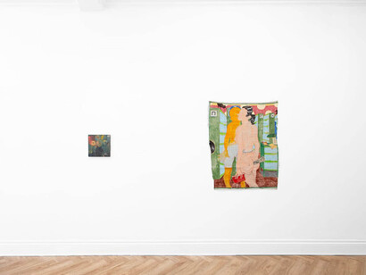 Various artists, The Northeast corridor, exhibition view. Courtesy of Huxley-Parlour Gallery