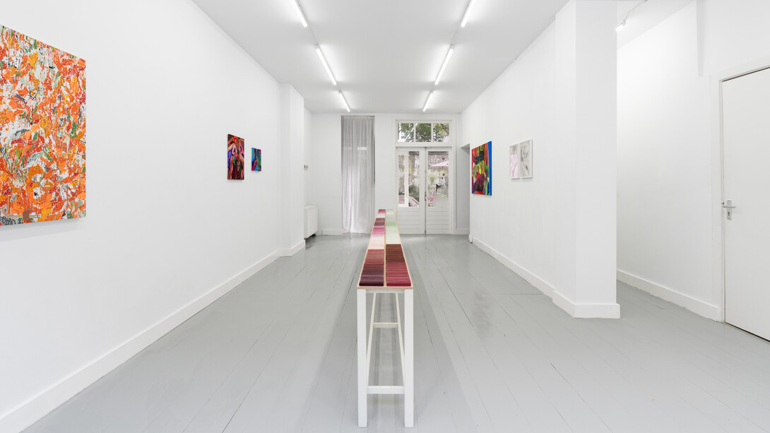 Lisette de Greeuw and Aysen Kaptanoglu, What grows unseen, exhibition view. Courtesy of Josilda da Conceição