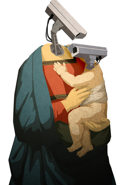 Jared Rodriguez, *Madonna and Child of Surveillance*, 2014   
