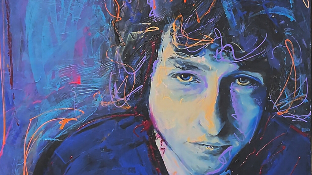 Bob Dylan, 48 x 48 x 3