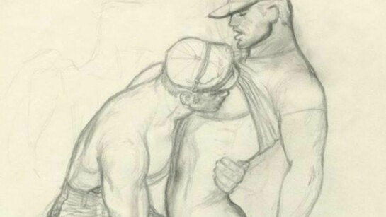 Tom of Finland, Untitled, 1975, graphite on paper, 29.8 x 21 cm, (MA-FINLT-00029), Copyright Tom of Finland ® Foundation