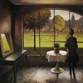 Marc Chalmé, Les Arbres, 35" x 46"