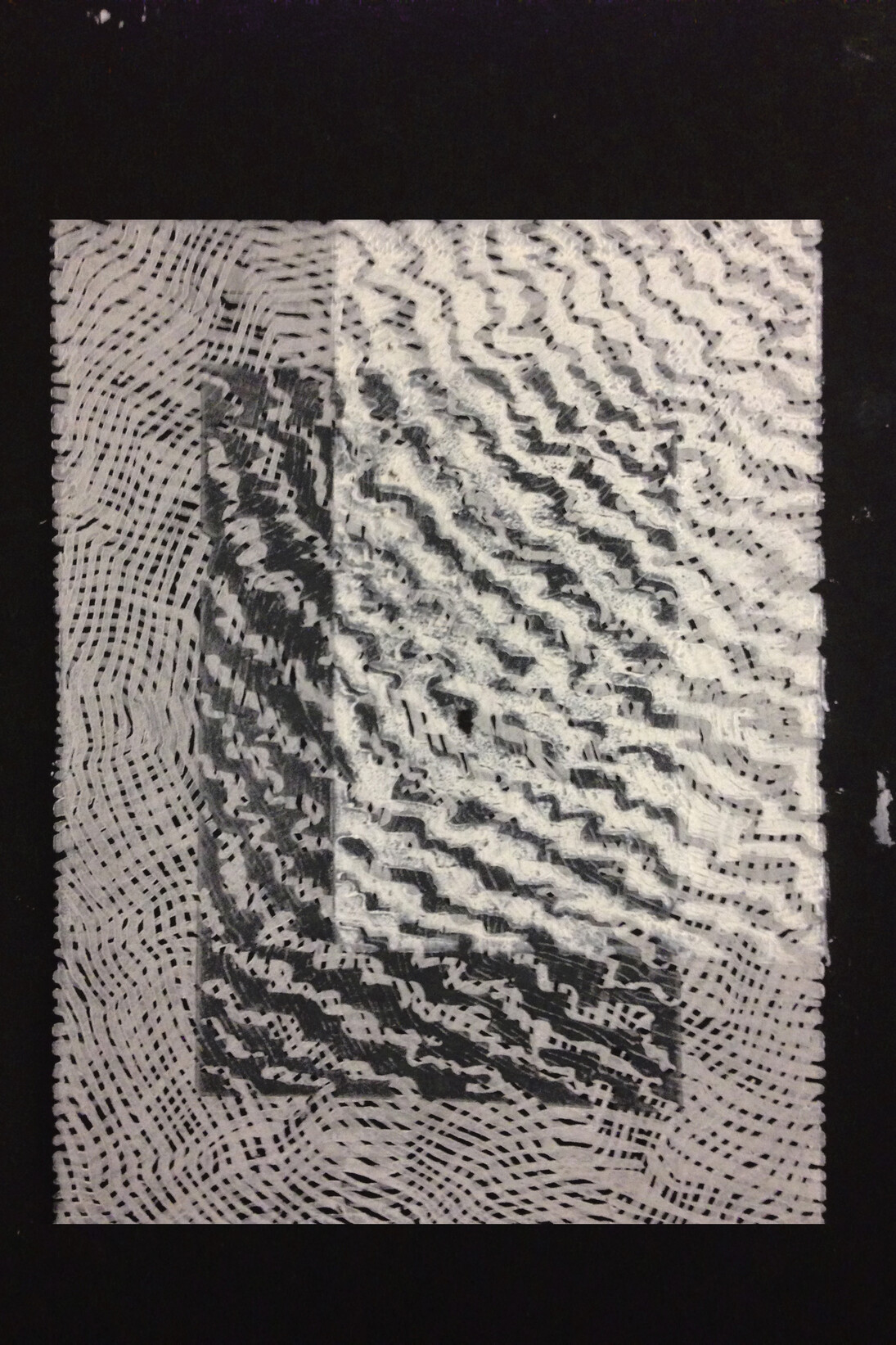 Jack G. Marshall, Stream, 2015, Lino Print, 31 x 20 cm
