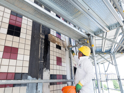 The renovation of Torre Arcobaleno