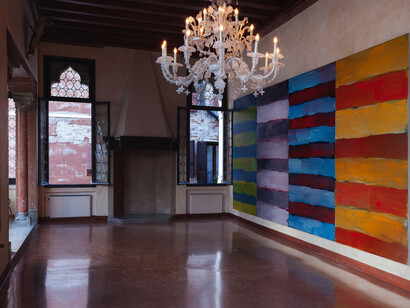 Sean Scully - Land Sea. Palazzo Falier. Photo Courtesy Artupdate