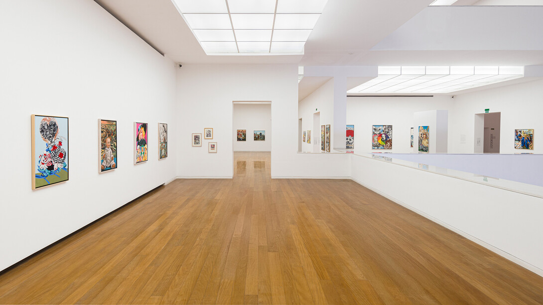 Erró, De imagem a imagem, vista de exposição. Cortesia da Fundação Iberê Camargo