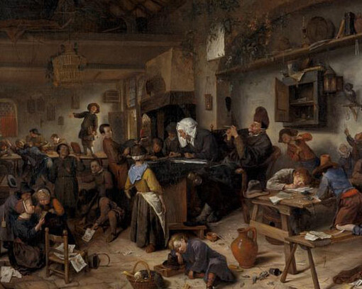 Jan Steen, A School for Boys and Girls