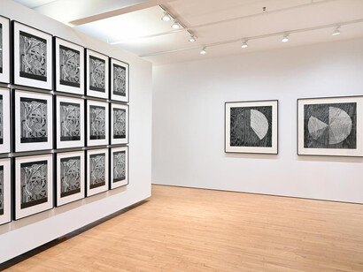 Analia Saban, Data center, exhibition view. Courtesy of Gemini G.E.L. at Joni Moisant Weyl