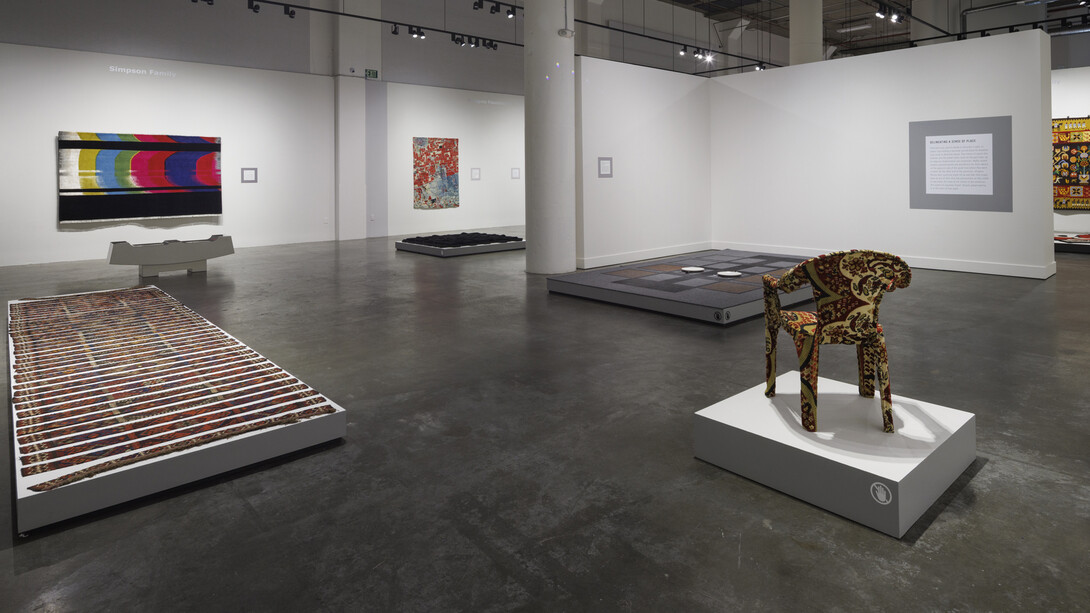 Various artists, Ruglife, exhibition view. Courtesy of Museum of Craft and Design