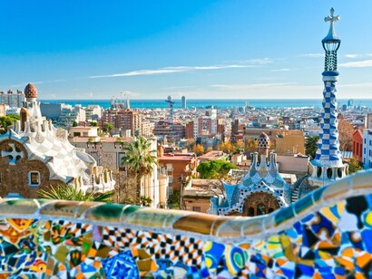 Vista de Barcelona desde el Parque Güell