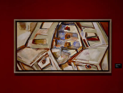 Teca Sandrini, Eterno feminino, vista de exposição. Cortesia do MON - Museu Oscar Niemeyer