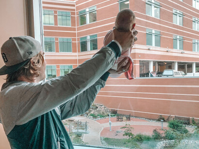 We introduced you Simba-style through the window