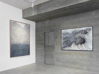 Lee Hyun Joung and Kwang Bum Jang, Two shores, exhibition view. Courtesy of Galerie Sept