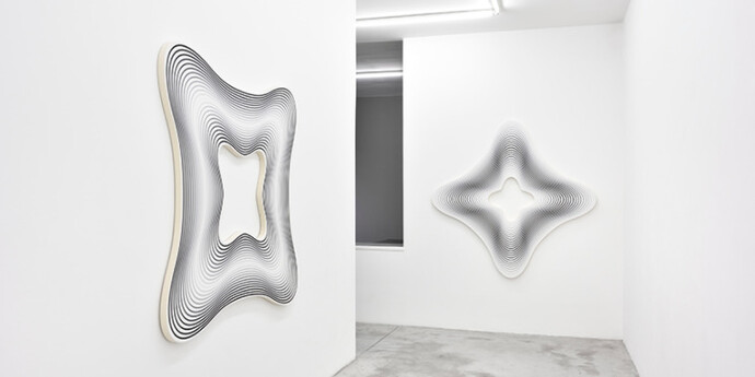 Philippe Decrauzat. Courtesy of Praz-Delavallade