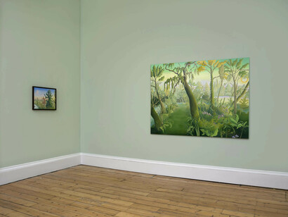 Daisy Dodd-Noble, The land is speaking, exhibition view. Courtesy of Massimo De Carlo Gallery