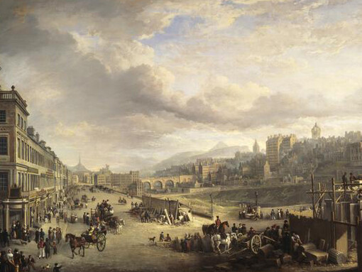 Alexander Nasmyth
Princes Street with the Commencement of the Building of the Royal Institution
