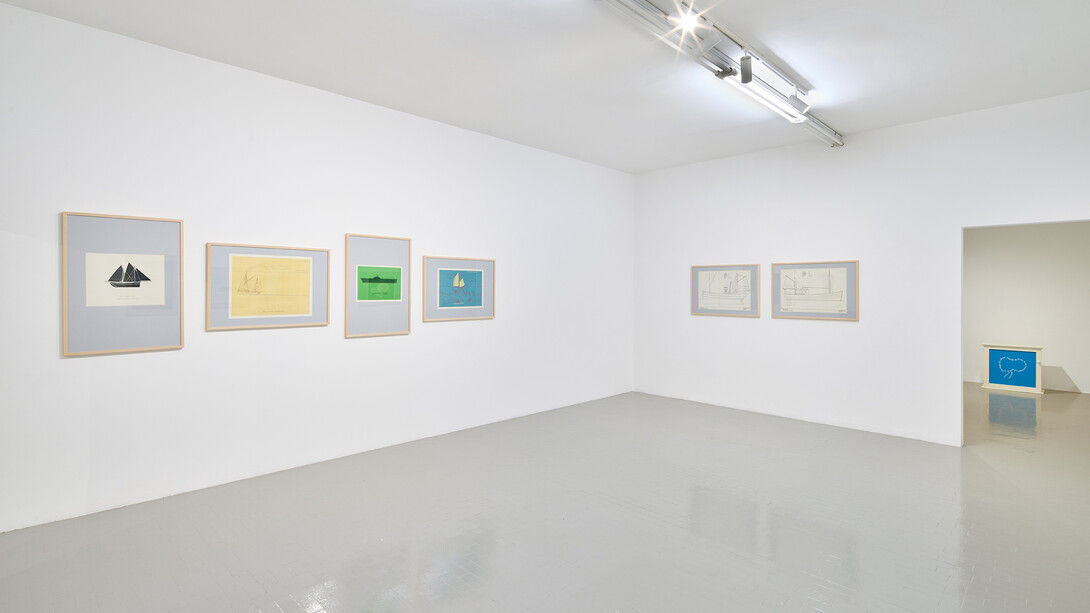 Ian Hamilton Finlay, Fragments, vista della mostra. Per gentile concessione della Galleria Massimo Minini 