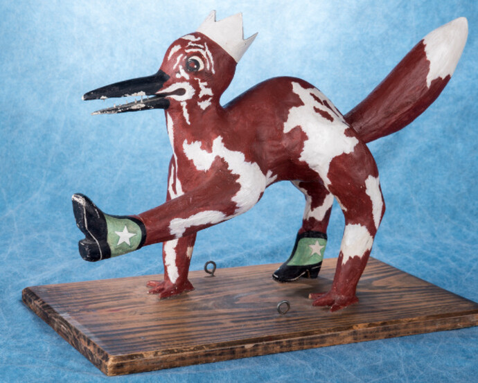 Peregrinus, 1948, papier-mâché, Tarlton Law Library, The University of Texas at Austin