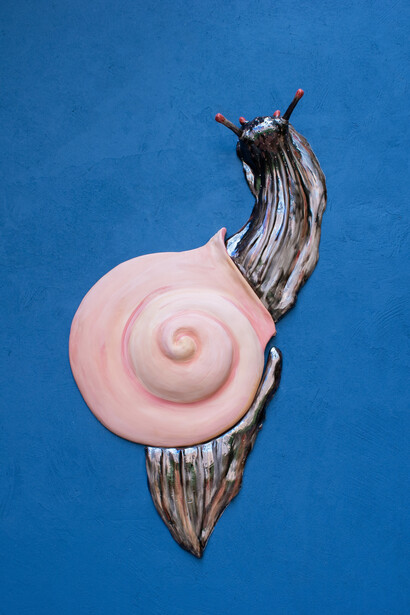 Ana López, Cara y Caracol (una historia de amor), vista de exhibición. Cortesía de Colección Amalita
