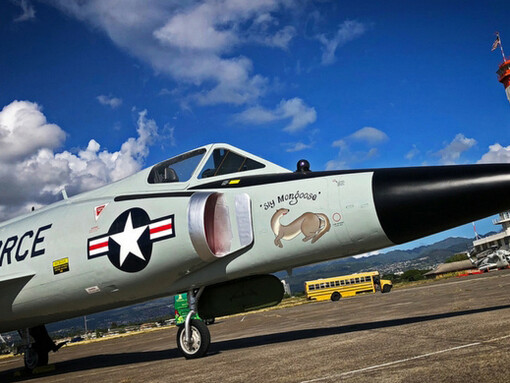 Convair F-102A Delta Dagger. Courtesy of Pearl Harbor Aviation Museum