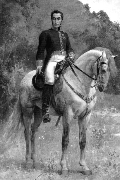 Retrato ecuestre de Simón Bolívar