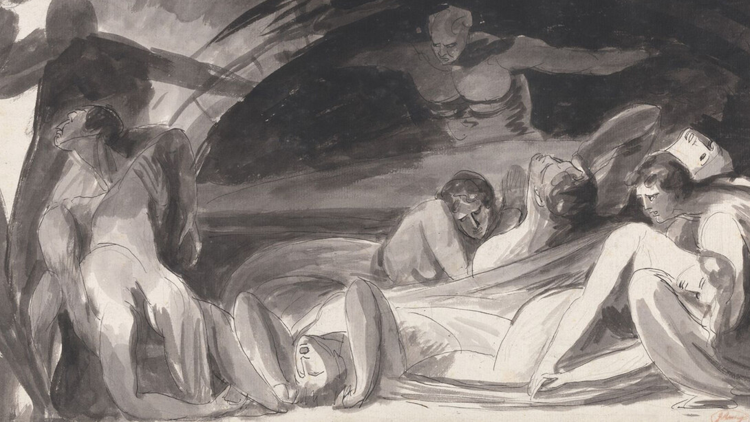 George Romney, Howard visiting a prison, between 1790 and 1794. Courtesy of Yale Center for British Art