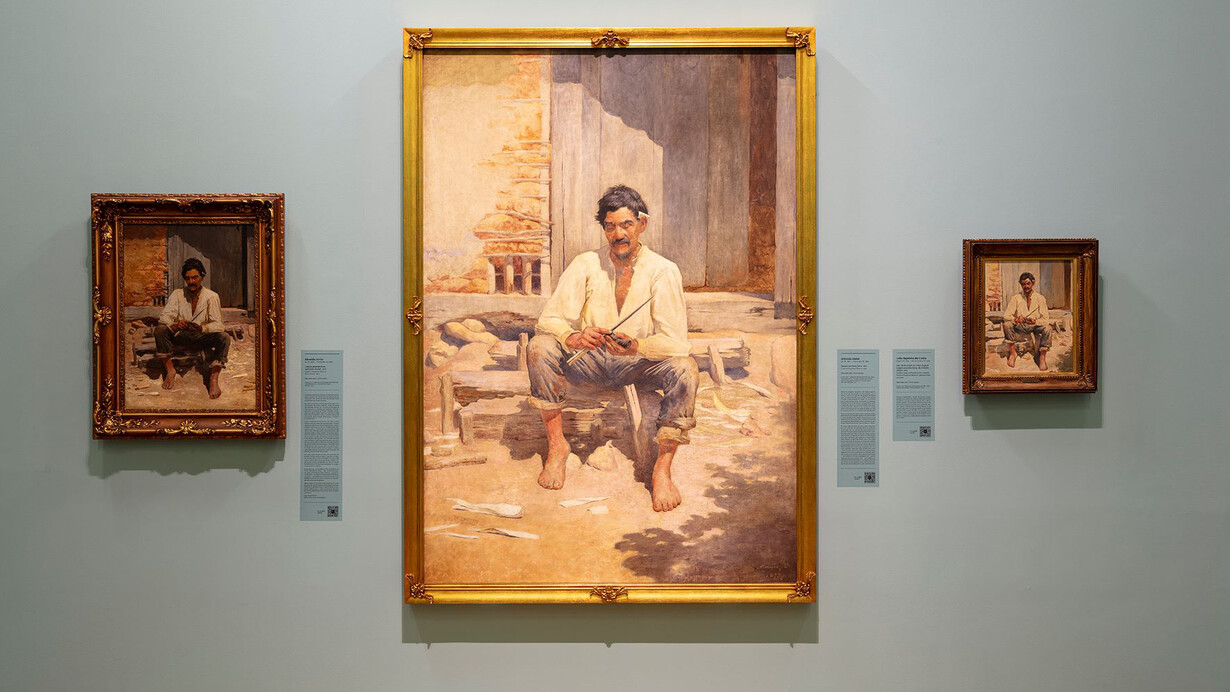 Almeida Junior, Caipiras. De l’abattage à la nostalgie, vue de l’exposition. Avec l’aimable autorisation de la Pinacothèque