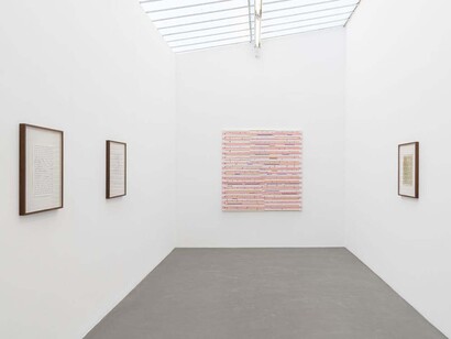 Gabriel Orozco, Partituras, exhibition view. Courtesy of Galerie Chantal Crousel
