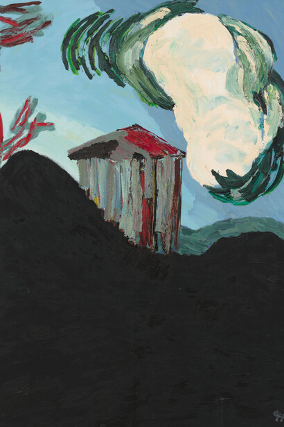 Karel Appel, Japanese landscape no.1 (Sag zum Abschied leise Servus), 1997. Courtesy of Galerie Max Hetzler