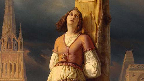 Giovanna D'Arco sul rogo