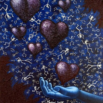 Luisa Modoni, Gian Luca Galavotti & Luca Boatta. Courtesy of Galleria Wikiarte