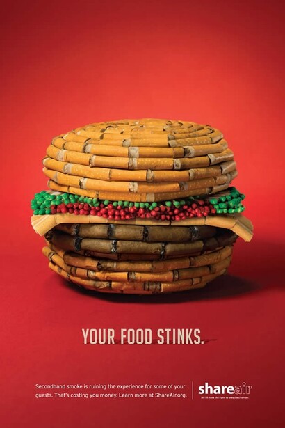 Campanha contra tabaco "Share Air"