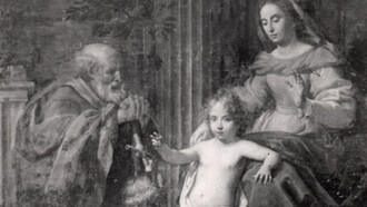 Antonio Gherardi. Sacra Famiglia col Giovannino