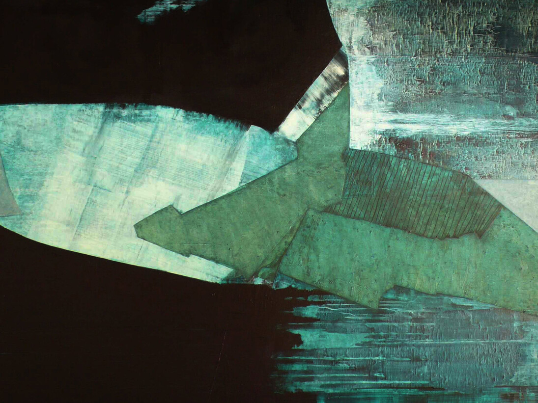 Zoe Benbow, Edge, Oil on canvas, 210 x 185 cm