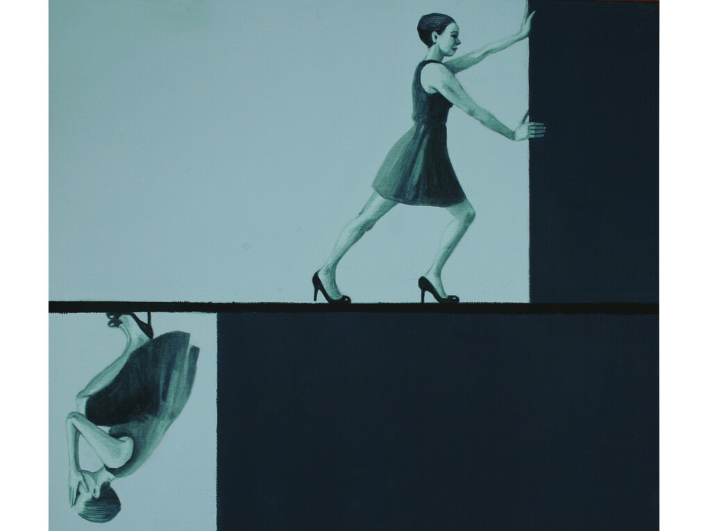 Vania Elettra Tam, Achluofobia, 40 x 40 cm, acrilico su tela